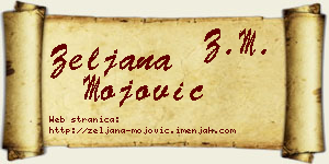 Željana Mojović vizit kartica